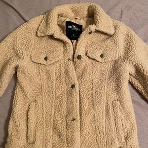 Hollister Sherpa jacket NWT